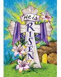 Cross and Tomb Banner