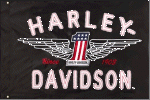 [Harley Davidson #1 Flag]