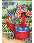 [Patriotic Watering Can Banner]