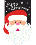 Merry Christmas Santa Banner