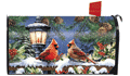 [Winter Glow Cardinal Mailbox Cover]