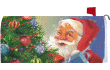[Here Comes Santa Claus Mailbox Cover]