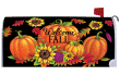 [Pumpkin Sunflowers Mailbox Cover]