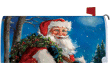 [Jolly Santa Mailbox Cover]
