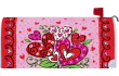 [Valentines Hearts Mailbox Cover]