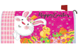 [Bunny & Chick Mailbox Cover]