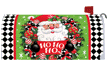 [Santa Wreath Mailbox Cover]