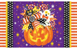 [Jack O' Lantern Large Mailbox Cover]