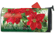 [Christmas Poinsettias Mailbox Cover]