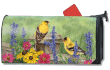 [Garden Finches Mailbox Cover]