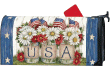 USA Mason Jar Mailbox Cover