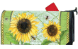 Single Sunflower Mailbox Cover