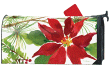 [Pretty Poinsettia Mailbox Cover]