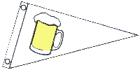 [Beer Mug Boat Pennant]