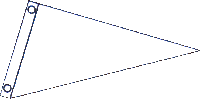 Solid White Boat Pennant