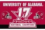 University of Alabama 2017 Football National Champions flag