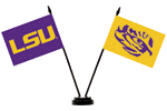 [Louisiana State University Desk Flag Set]
