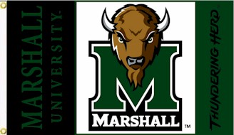 marshall logo university flag college