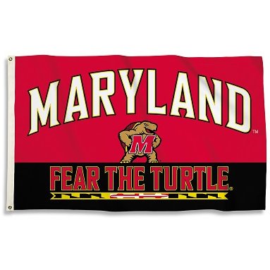 Maryland Terrapins Terps University Large College Flag