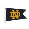 [University of Notre Dame Boat Flag]