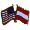 [U.S. & Austria Flag Pin]