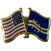 [U.S. & Cabo Verde Flag Pin]