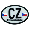 [Czech Republic Oval Reflective Decal]