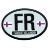 [Faroe Islands Oval Reflective Decal]