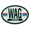 [Gambia Oval Reflective Decal]