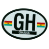 [Ghana Oval Reflective Decal]