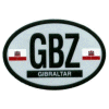 [Gibraltar Oval Reflective Decal]