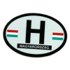 [Hungary Oval Reflective Decal]