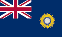 [India 1858 Blue (British) Flag]