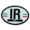 [Iran Oval Reflective Decal]