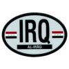 [Iraq Oval Reflective Decal]
