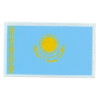 [Kazakhstan Flag Reflective Decal]