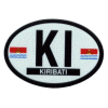 [Kiribati Oval Reflective Decal]