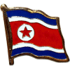 [North Korea Flag Pin]