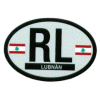 [Lebanon Oval Reflective Decal]