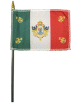 Mexico 1864 Desk Flag
