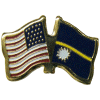 [Nauru Flag Pin]