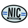 [Nicaragua Oval Reflective Decal]