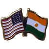 [U.S. & Niger Flag Pin]