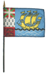 St. Pierre and Miquelon Desk Flag