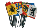 [Swiss Canton 26 Flag Desk Set]