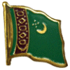 [Turkmenistan Flag Pin]