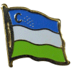 [Uzbekistan Flag Pin]