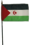 Western Sahara Desk Flag