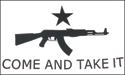 [AK-47 Come And Take It Flag]