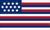 13 star Arthur Lee U.S. flag
